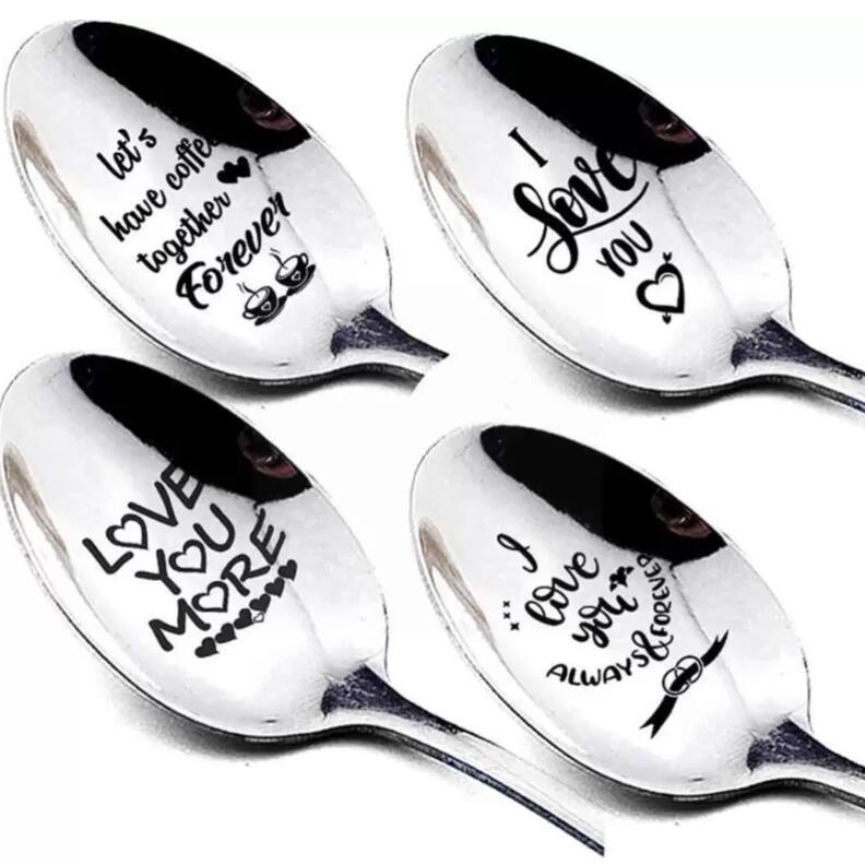 Steel Ice Cream Dessert Tea Spoon Love Party Favor Gift Drinking Honey Flatware Anniversary Coffee Wedding 
Steel Ice Cream Dessert Tea Spoon Love Party Favor Gift Drinking Honey Flatware Anniversary Coffee Wedding