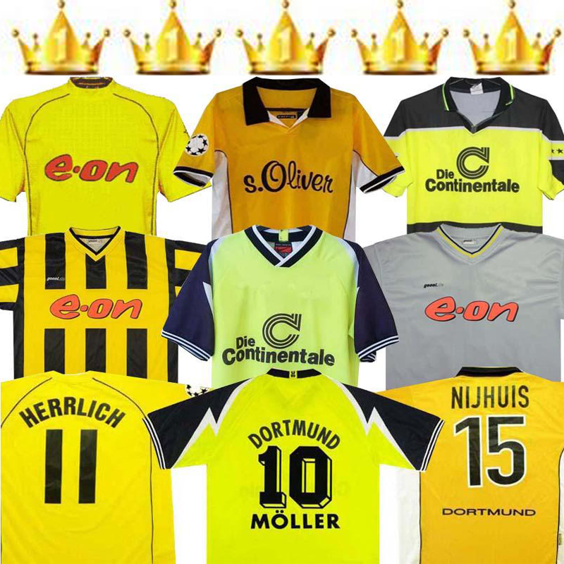 Borussia Retro dortmund Soccer Jersey 1995 96 97 98 99 2000 01 02 Lewandowski REUS METZELDER DEDE MOLLER AMOROSO ROSICKY BOBIC Classic adult, Black;yellow
Borussia Retro dortmund Soccer Jersey 1995 96 97 98 99 2000 01 02 Lewandowski REUS METZELDER DEDE MOLLER AMOROSO ROSICKY BOBIC Classic adult, Black;yellow