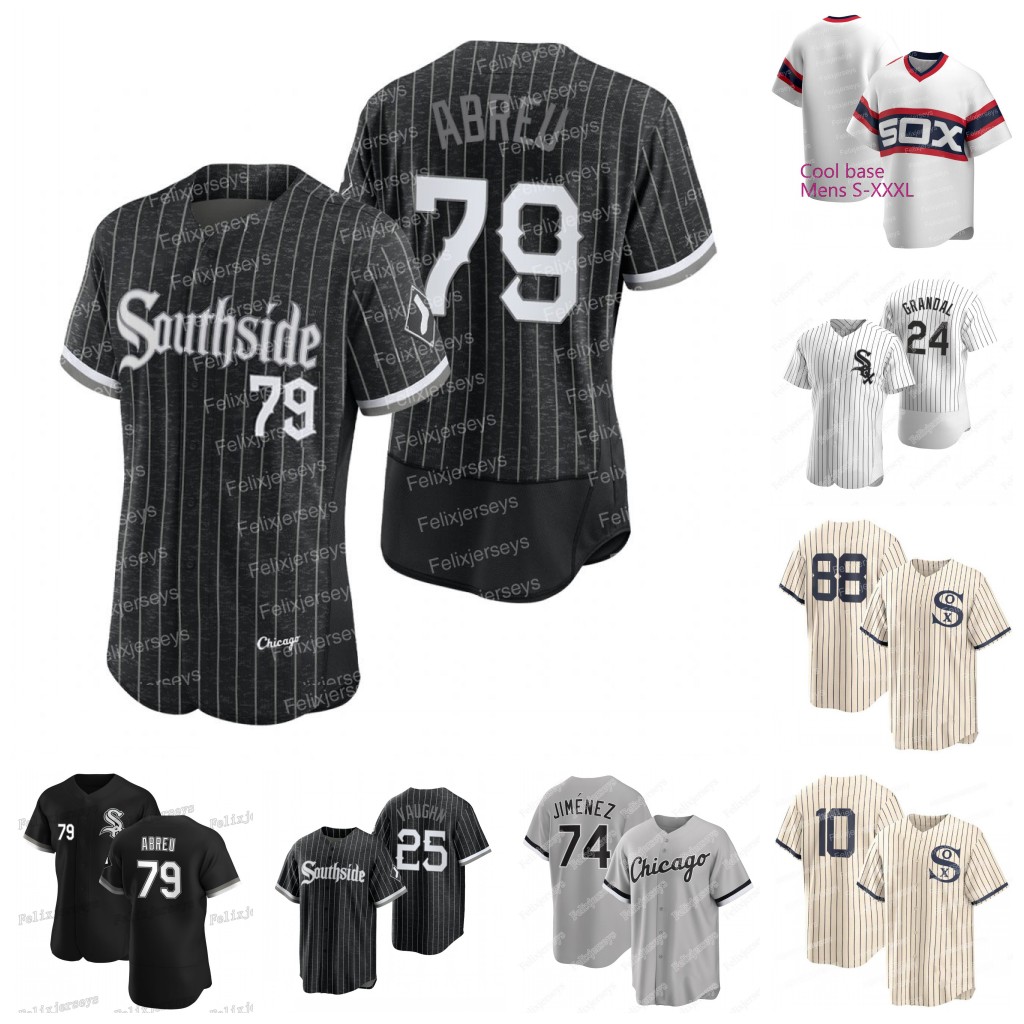 White Sox 2021 Field of Dreams Game Jersey Tim Anderson Luis Robert Yoan Moncada Jose Abreu Kimbrel Thomas Rodon Jimenez Grandal Lynn Hernandez Vaughn Giolito Kopech, Black cool base
White Sox 2021 Field of Dreams Game Jersey Tim Anderson Luis Robert Yoan Moncada Jose Abreu Kimbrel Thomas Rodon Jimenez Grandal Lynn Hernandez Vaughn Giolito Kopech, Black cool base