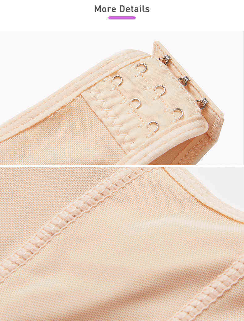 Colombian Tummy Control Slimming Women's Seamless Girdle Zipper Full Body Shaper Plus Size Bodysuit Post Surgery Firm Shapewear 211112