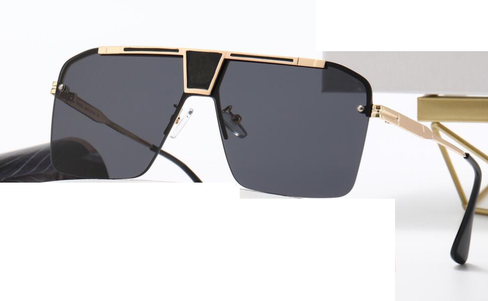 SUMMER New man and Women's Semi-Rimless sunglasses fashion metal frame sunnies outdoor Adult Square beach Sungla sses big wind Eyewear driving Sun Glasses
SUMMER New man and Women's Semi-Rimless sunglasses fashion metal frame sunnies outdoor Adult Square beach Sungla sses big wind Eyewear driving Sun Glasses