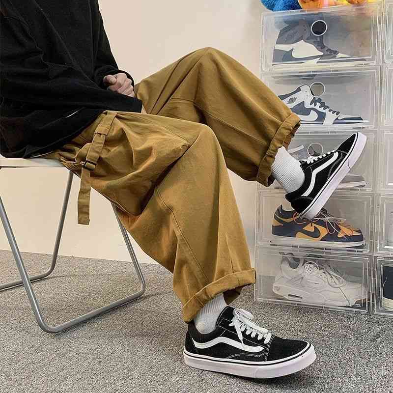 Men's Pants Houzhou calças de carga masculina harajuku preto masculinas largas perna para homem streetwear baggy oversize plus PIB4, 1# shoe box
Men's Pants Houzhou calças de carga masculina harajuku preto masculinas largas perna para homem streetwear baggy oversize plus PIB4, 1# shoe box