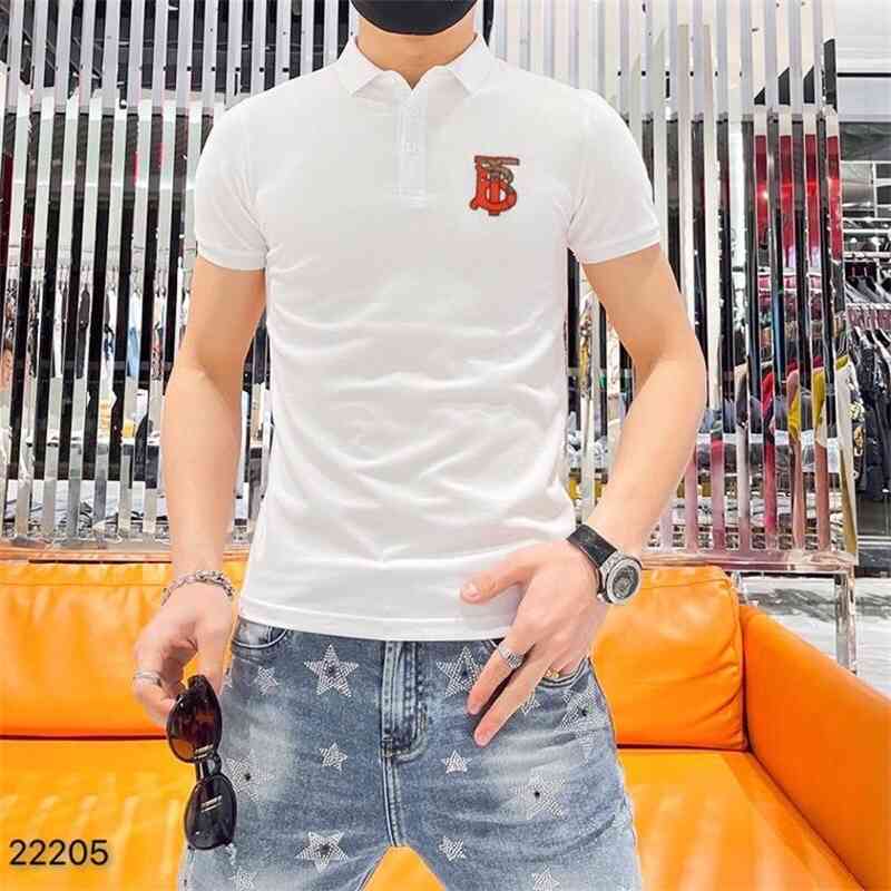 Summer fashion brand new TB letter printed polo shirt men's and women's slim fit short sleeve T-shirt trend, Black
Summer fashion brand new TB letter printed polo shirt men's and women's slim fit short sleeve T-shirt trend, Black