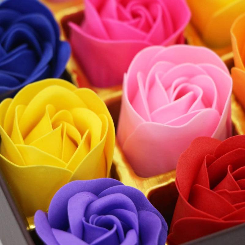 Soap Flowers Scented Bath Body Petal Rose Flower Head Valentine'S Day Wedding Decoration Gift Choice #40 Party Favor