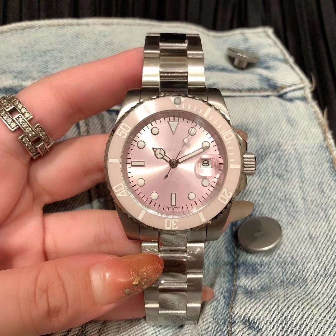 Super 116610 pink dial montre DE luxe 2813 automatic movement watches 316L fine steel band diameter 40mm, Box
Super 116610 pink dial montre DE luxe 2813 automatic movement watches 316L fine steel band diameter 40mm, Box