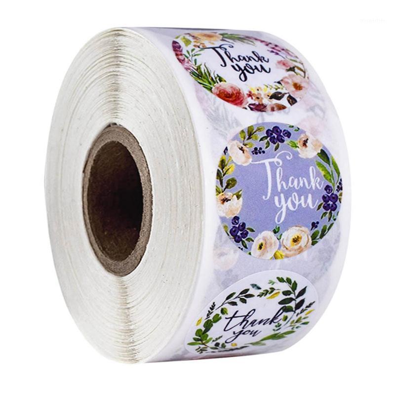 Gift Wrap 500pcs/roll Elegant Flower Print Thank You Stickers Seal Paper Sticky Labels Scrapbook Stationery Sticker Deco For Envelope
Gift Wrap 500pcs/roll Elegant Flower Print Thank You Stickers Seal Paper Sticky Labels Scrapbook Stationery Sticker Deco For Envelope