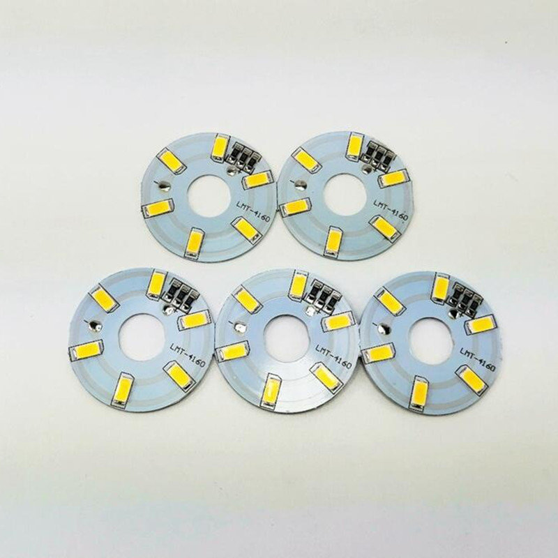 20pcs/lot SMD5730 LED Chip 3W 5W 240-280mA Bulbs Constant Current Input SMD 5730 Light Bead Board Aluminum Lamp plate For LEDs Bulb D1.5