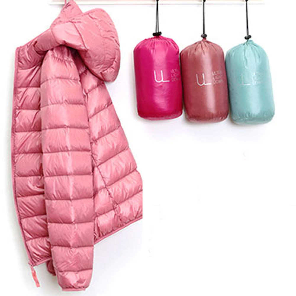 Women Ultralight Thin Down Jacket Winter White Duck Hooded Jackets Long Sleeve Warm Coat Parka Female Portable Outwear 210526, Stand neck red
Women Ultralight Thin Down Jacket Winter White Duck Hooded Jackets Long Sleeve Warm Coat Parka Female Portable Outwear 210526, Stand neck red
