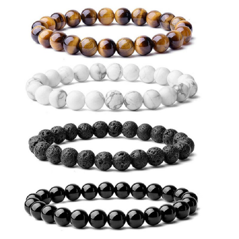 Beaded Bracelet Tiger Eye Stone Volcanic Stones Strand White Pine FrostedStone Couple Bracelets DIY Glamour Jewelry For Women Men Bangle Strands
Beaded Bracelet Tiger Eye Stone Volcanic Stones Strand White Pine FrostedStone Couple Bracelets DIY Glamour Jewelry For Women Men Bangle Strands