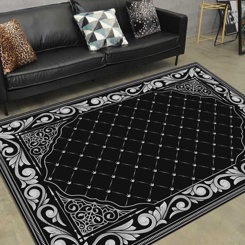 Carpets European Style Geometric Carpet Living Room Flannel Sponge Soft Bedside Rug Bedroom Hallway Big Kitchen Mat Drop
Carpets European Style Geometric Carpet Living Room Flannel Sponge Soft Bedside Rug Bedroom Hallway Big Kitchen Mat Drop