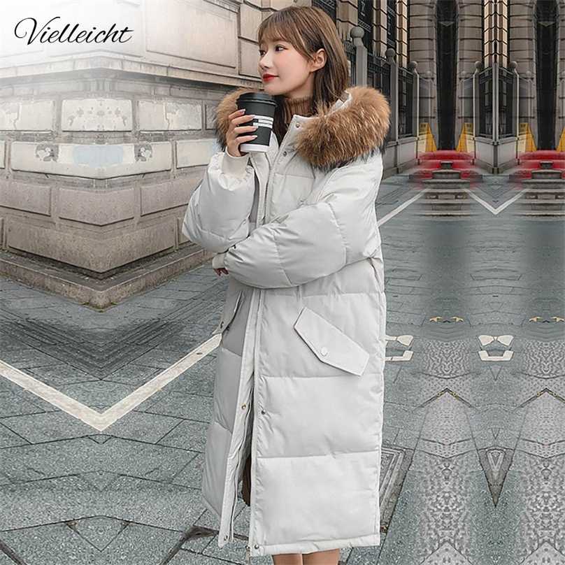 Vielleicht Long Winter Coat Women Hooded Down Parka Ladies Warm Jacket Loose Big Fur Collar 211018, Light green
Vielleicht Long Winter Coat Women Hooded Down Parka Ladies Warm Jacket Loose Big Fur Collar 211018, Light green