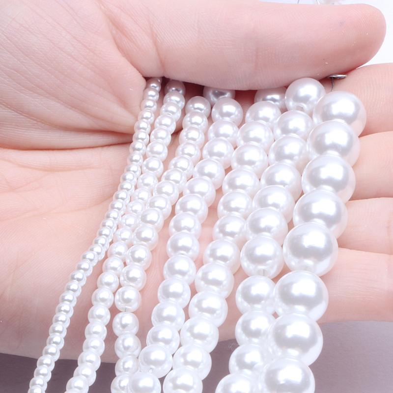 Other 3/4/5/6/7/8/10/12/14/16/18/20MM High Bright White Straight Hole Loose Beads Imitation Shell Pearl For DIY Crafts Jewelry Making
Other 3/4/5/6/7/8/10/12/14/16/18/20MM High Bright White Straight Hole Loose Beads Imitation Shell Pearl For DIY Crafts Jewelry Making