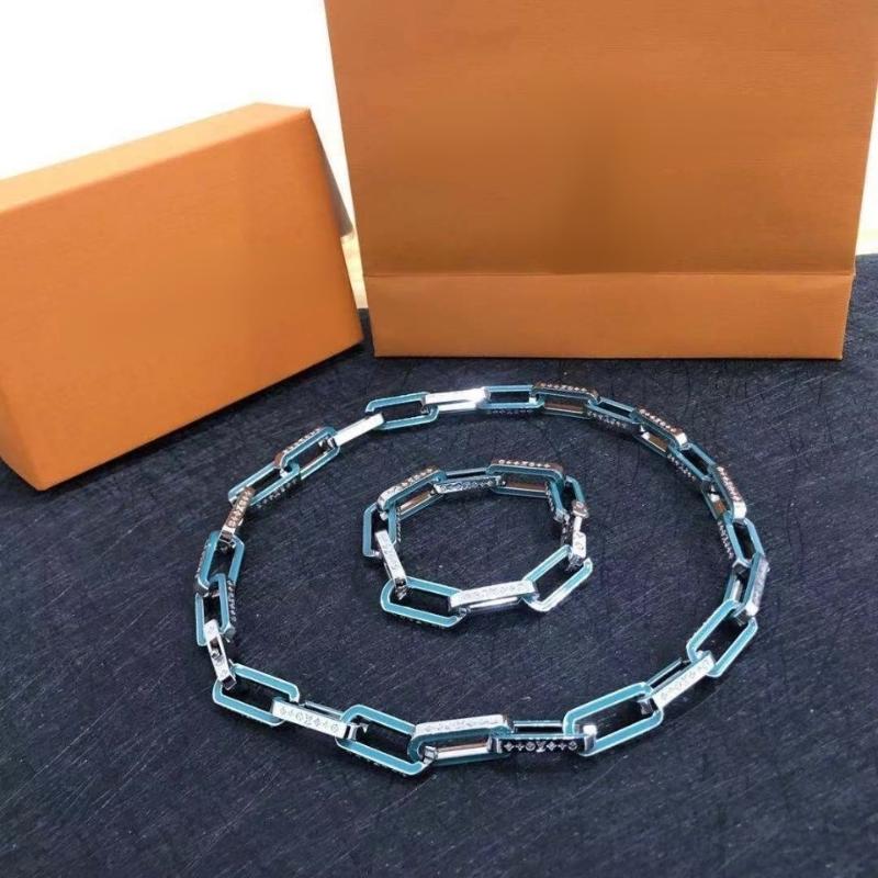 Earrings & Necklace Enamel Bamboo Bracelets For Men And Women, Silver Epoxy Blue Necklaces, Multifunctional, Hip Hop
Earrings & Necklace Enamel Bamboo Bracelets For Men And Women, Silver Epoxy Blue Necklaces, Multifunctional, Hip Hop