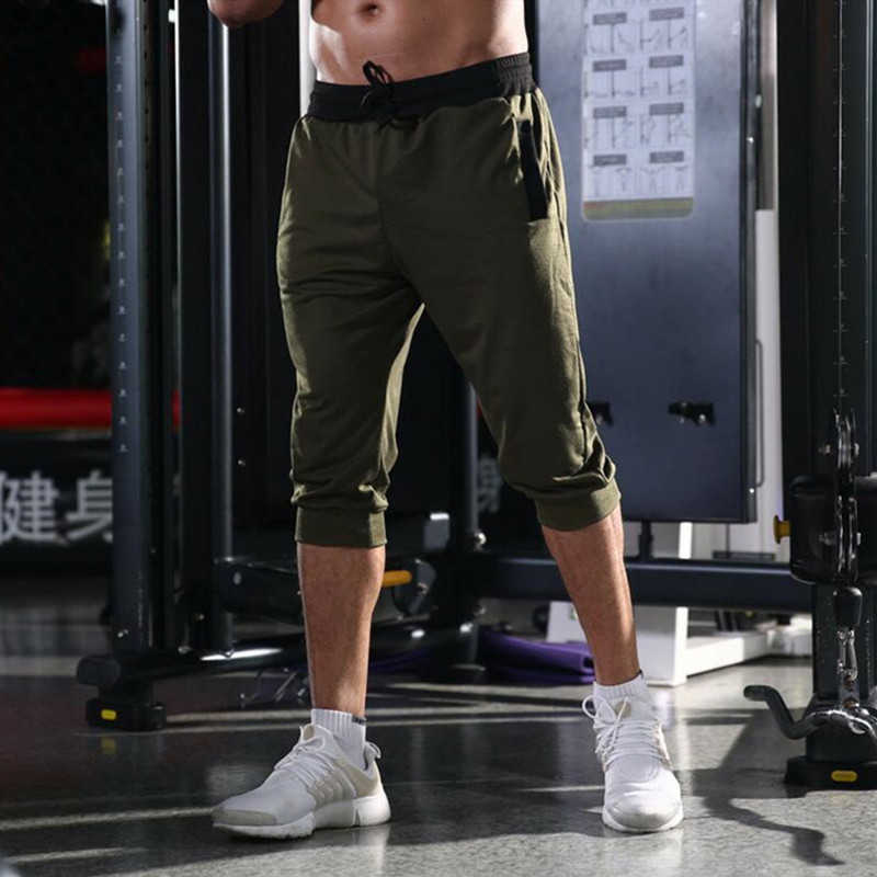 2021 Summer Men's Casual Men's Knee Long Shorts Color Patchwork Jogging Shorts Sports Men's Bermuda Shorts P0806