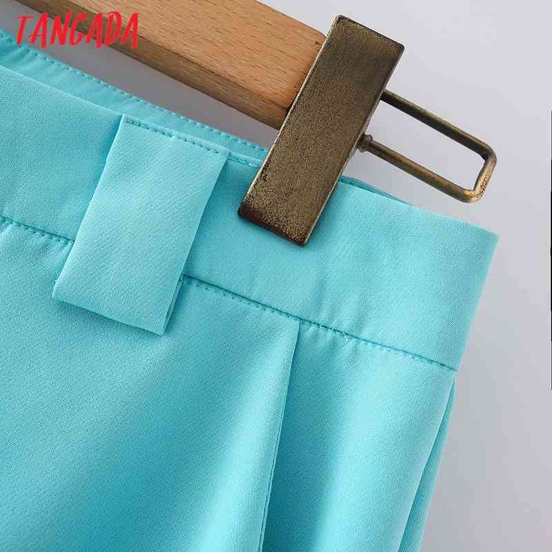 Women Elegant Solid Zipper Pockets Female Retro Basic Casual Shorts Pantalones DA57 210416