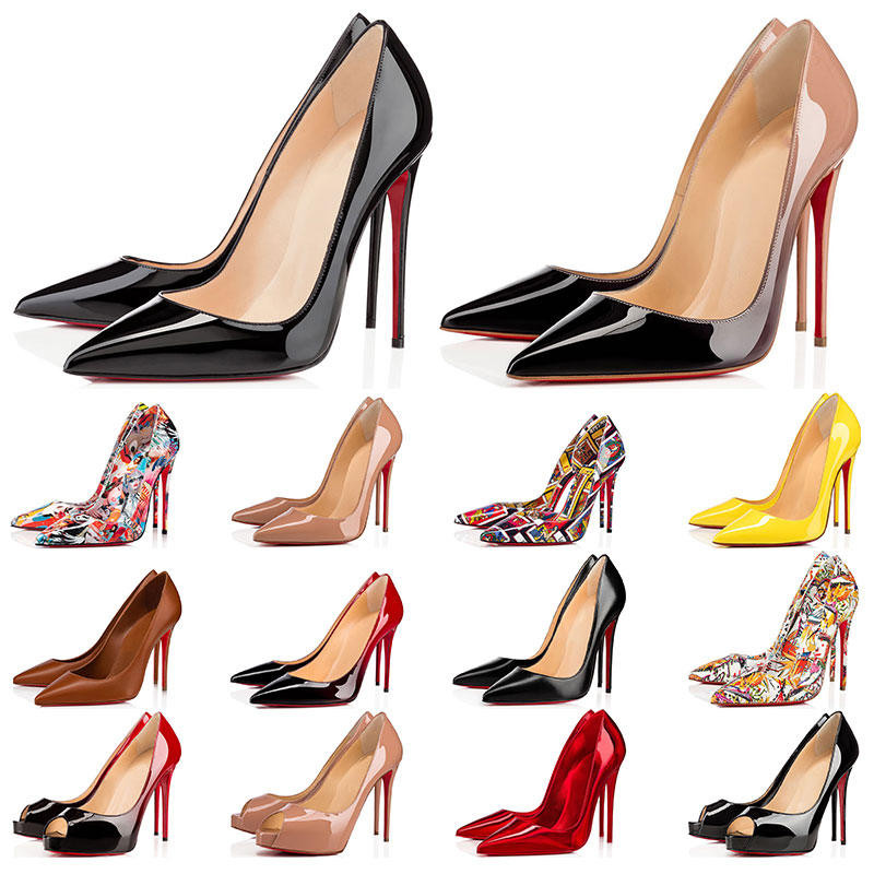 Top Women Dress shoes red bottom high heel designer womens Stiletto 8 10 12CM white black Genuine Leather Point Toe Pump loafers Rubber
Top Women Dress shoes red bottom high heel designer womens Stiletto 8 10 12CM white black Genuine Leather Point Toe Pump loafers Rubber