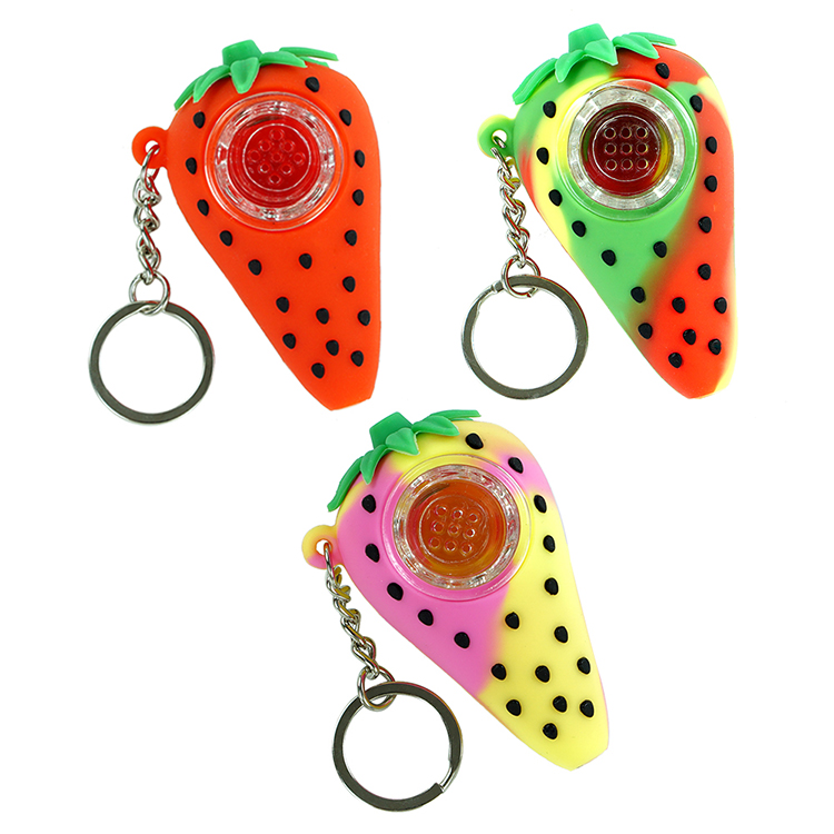 Strawberry Shape Oil Burner Pipes Silicone Hand Tobacco Smoking Pipe Dry Herb For Bong Glass Bubbler
Strawberry Shape Oil Burner Pipes Silicone Hand Tobacco Smoking Pipe Dry Herb For Bong Glass Bubbler