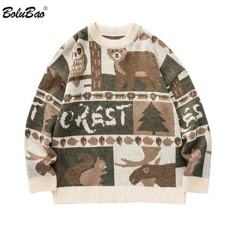 BOLUBAO Christmas Jumper Korean Sweater Men Knitted Bear Pattern Block Oversized Couples Casual Pullovers Sweaters Male 211109, Oversize l
BOLUBAO Christmas Jumper Korean Sweater Men Knitted Bear Pattern Block Oversized Couples Casual Pullovers Sweaters Male 211109, Oversize l