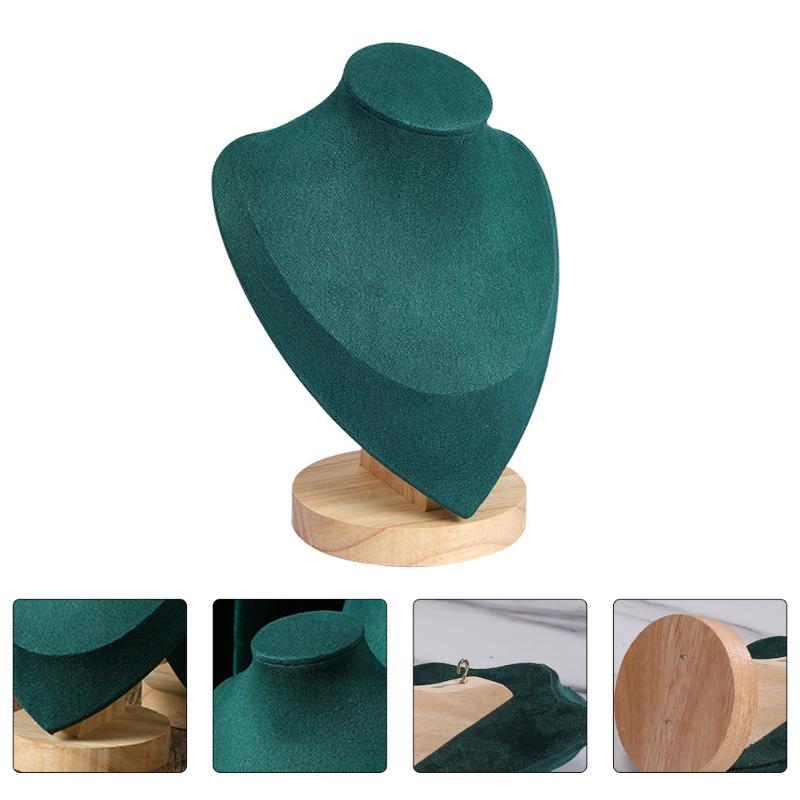 Jewelry Pouches, Bags 1Pc Wooden Flannelette Necklace Display Frame Portrait Neck Model Rack
Jewelry Pouches, Bags 1Pc Wooden Flannelette Necklace Display Frame Portrait Neck Model Rack