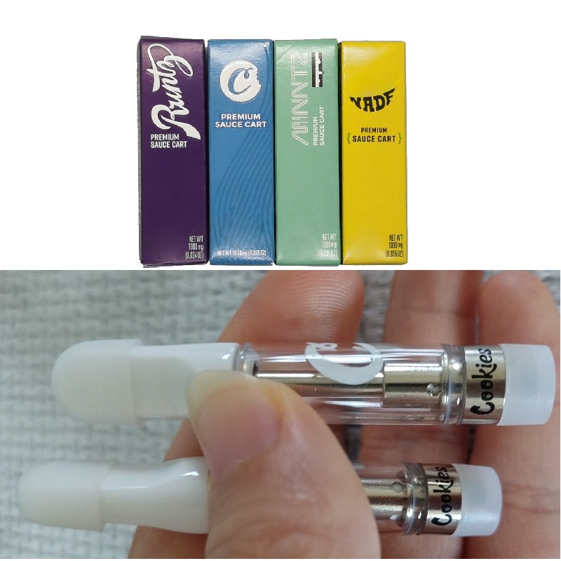 Cookies Vapes Cartridges Vape Pens 510 thread Carts Atomizer Ceramic Coil Vaporizer Instock 0.8 1.0ml Oil Childproof Tube Packaging E cigarettes
Cookies Vapes Cartridges Vape Pens 510 thread Carts Atomizer Ceramic Coil Vaporizer Instock 0.8 1.0ml Oil Childproof Tube Packaging E cigarettes