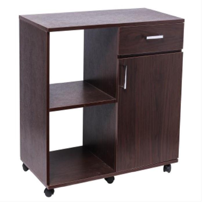 2022 Boxes & Bins Printer Stand with Storage Wooden Under Desk Cabinet Drawers Home Office Furniture