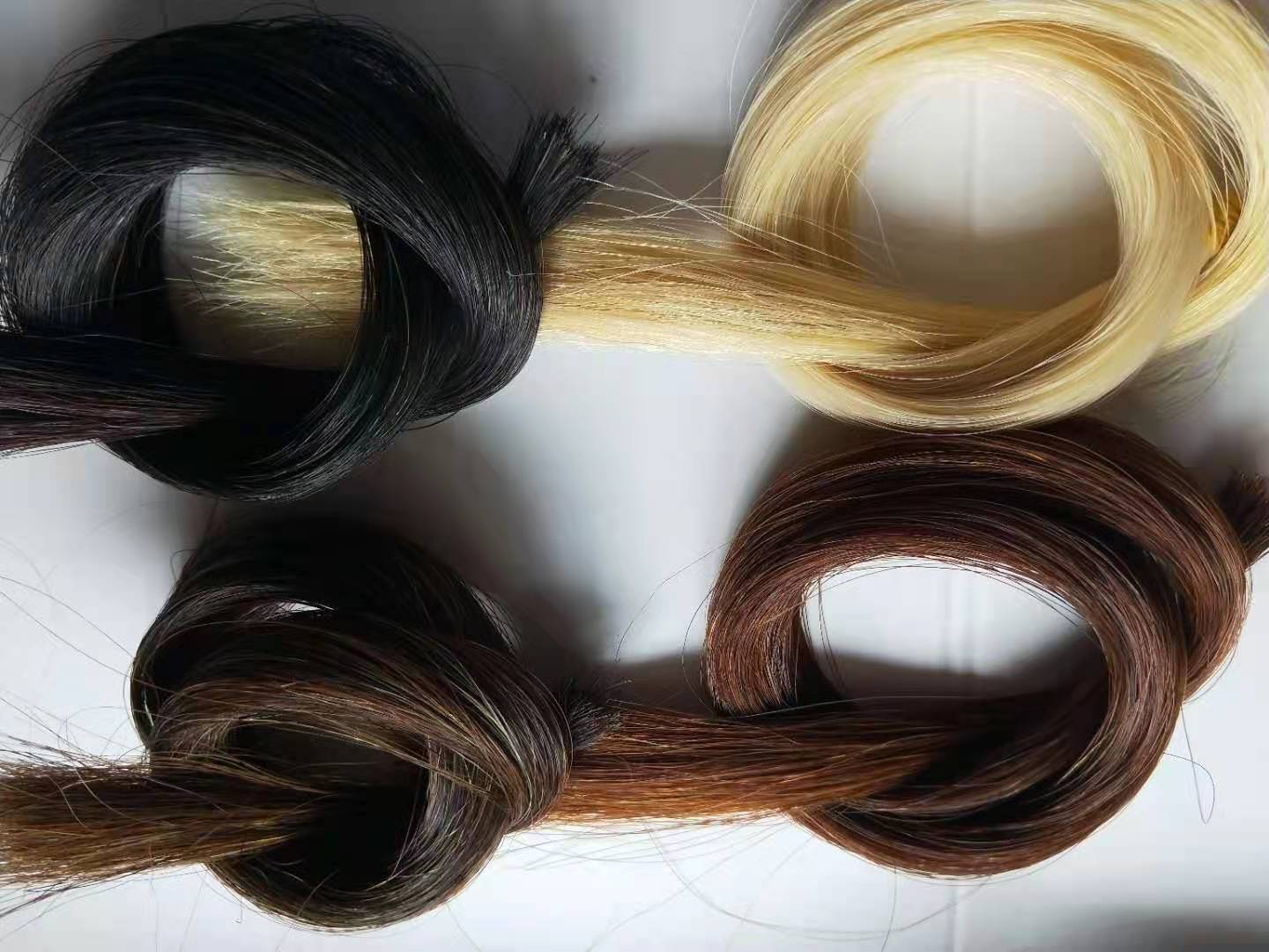 

50 Grams Horse tail Hair 4 colors from 60cm to 100cm Violin Bow Hair