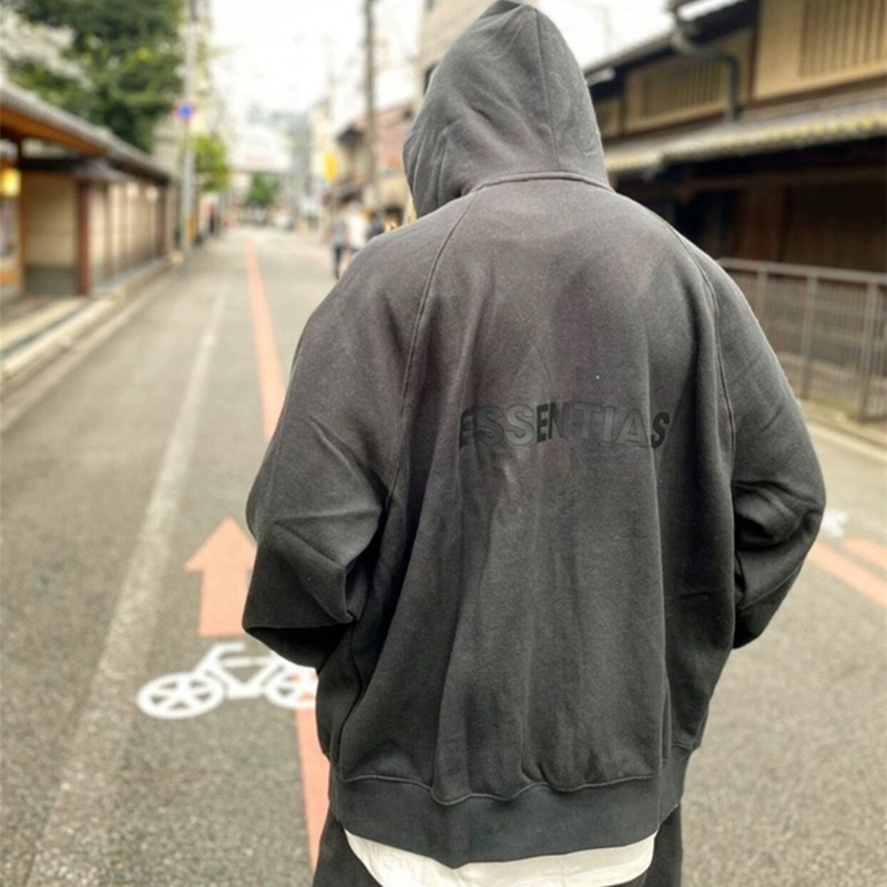 men's hoodie fear of god essentials letter print pullover hooded sweater street fashion jacket fog hooded cardigan couple shirt sweater, Black
men's hoodie fear of god essentials letter print pullover hooded sweater street fashion jacket fog hooded cardigan couple shirt sweater, Black