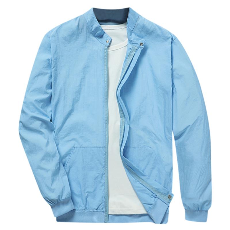 Men's Jackets Slim Fit Solid Mens Bomber Jacket 2021 Spring Autumn Male Baseball Thin Brand Casual Coat Top Windbreaker, Blue
Men's Jackets Slim Fit Solid Mens Bomber Jacket 2021 Spring Autumn Male Baseball Thin Brand Casual Coat Top Windbreaker, Blue