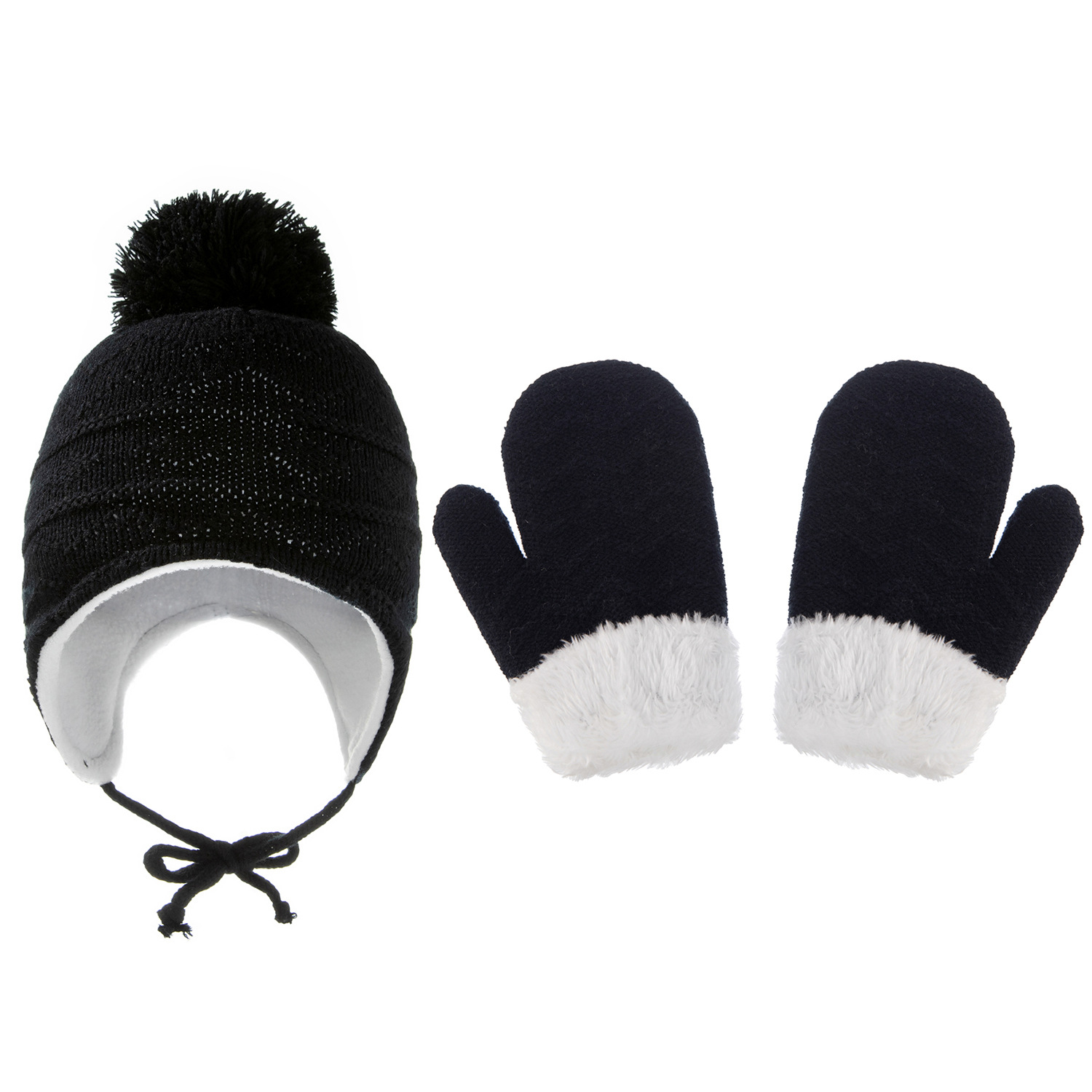 6 Colors Baby Kid Winter Warm Hat Gloves Solid Color Thick Velvet Beanie Crochet Cute Hats New born Cap Baby, Kids & Maternity 0-3T