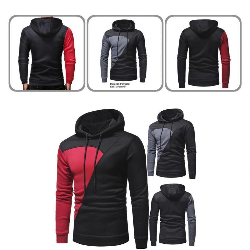Men's Sweaters Men Sweatshirt Stretchy Breathable Cozy Patchwork Drawstring Gym Pullover Hoodie Sports For Outdoor, White;black
Men's Sweaters Men Sweatshirt Stretchy Breathable Cozy Patchwork Drawstring Gym Pullover Hoodie Sports For Outdoor, White;black