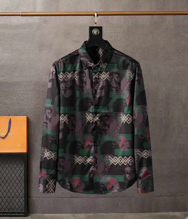 2021 luxury designer men's shirts fashion casual business social and cocktail shirt brand Spring Autumn slimming the most fashionable clothing M-3XL#102, Black
2021 luxury designer men's shirts fashion casual business social and cocktail shirt brand Spring Autumn slimming the most fashionable clothing M-3XL#102, Black
