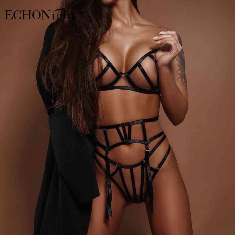 sexy set Sexy Echonight sexy lingerie woman try transparent exotic attire 3 piece defines sissy underwire bra lace erotic underwear, Black
sexy set Sexy Echonight sexy lingerie woman try transparent exotic attire 3 piece defines sissy underwire bra lace erotic underwear, Black