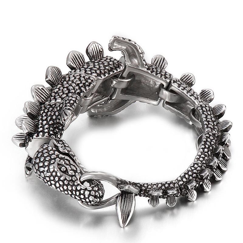 Charm Bracelets HAOLYNJOY Stainless Steel Swordfish Bracelet Men's Animal Series Jewelry Gift