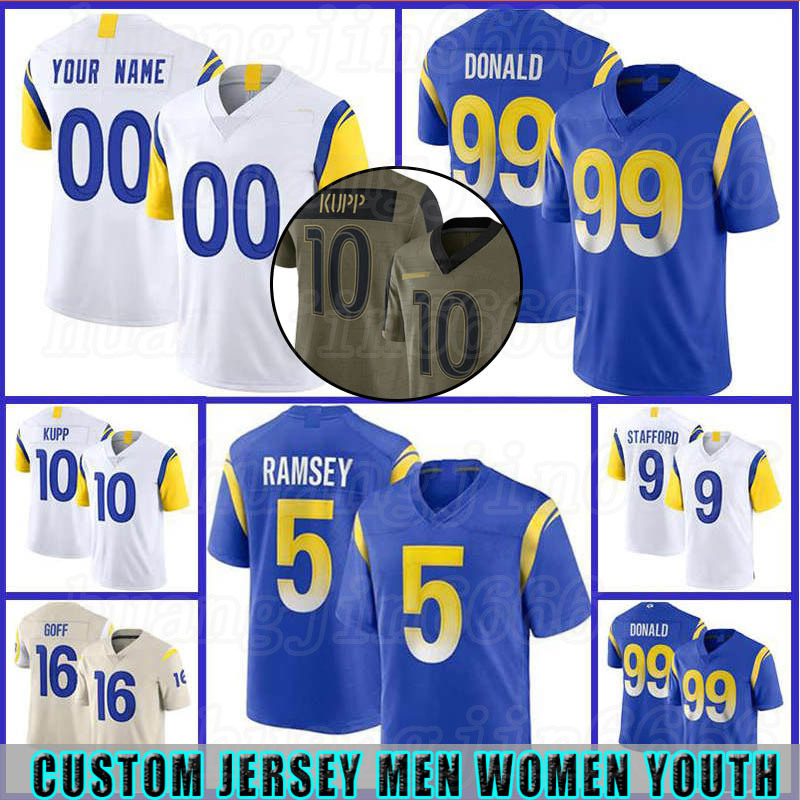 Aaron Donald custom Men Youth Cooper Kupp Matthew Stafford Los Football Cam Akers Angeles Jersey Jalen Ramsey Robert Woods DeSean Jackson Sa, Black;red
Aaron Donald custom Men Youth Cooper Kupp Matthew Stafford Los Football Cam Akers Angeles Jersey Jalen Ramsey Robert Woods DeSean Jackson Sa, Black;red