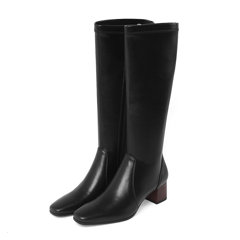 boots concise genuine leather high heels women vintage knee party prom shoes woman autumn winter side zipper long za9d, Black
boots concise genuine leather high heels women vintage knee party prom shoes woman autumn winter side zipper long za9d, Black