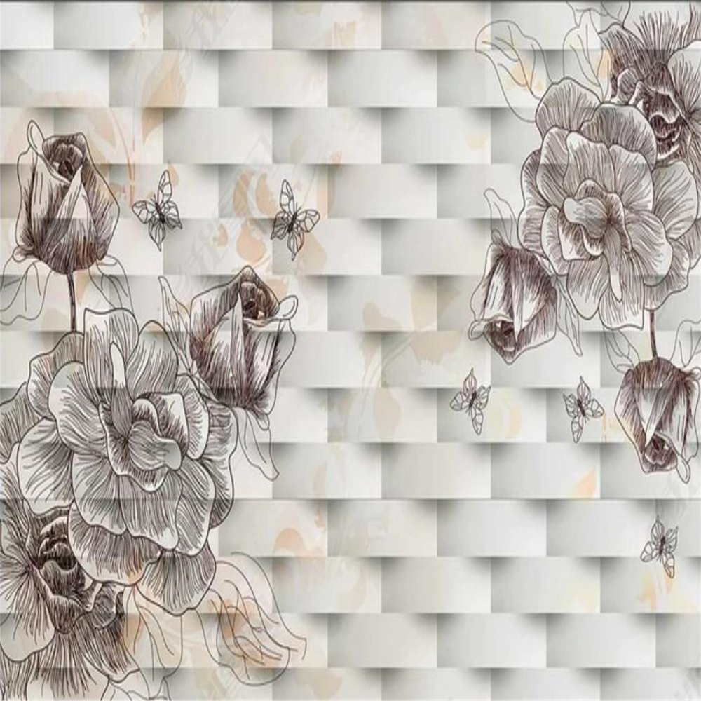 Photo wallpaper Line flower wallpapers hand-painted flowers three-dimensional weaving fashion 3D background wall, As show
Photo wallpaper Line flower wallpapers hand-painted flowers three-dimensional weaving fashion 3D background wall, As show