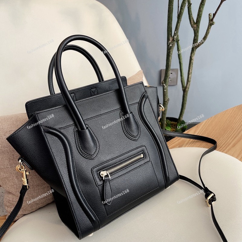 2021 classic cowhide handbag LUGGAGE NANO fashion high quality luxury black leather bag lady designer shopping bag
2021 classic cowhide handbag LUGGAGE NANO fashion high quality luxury black leather bag lady designer shopping bag