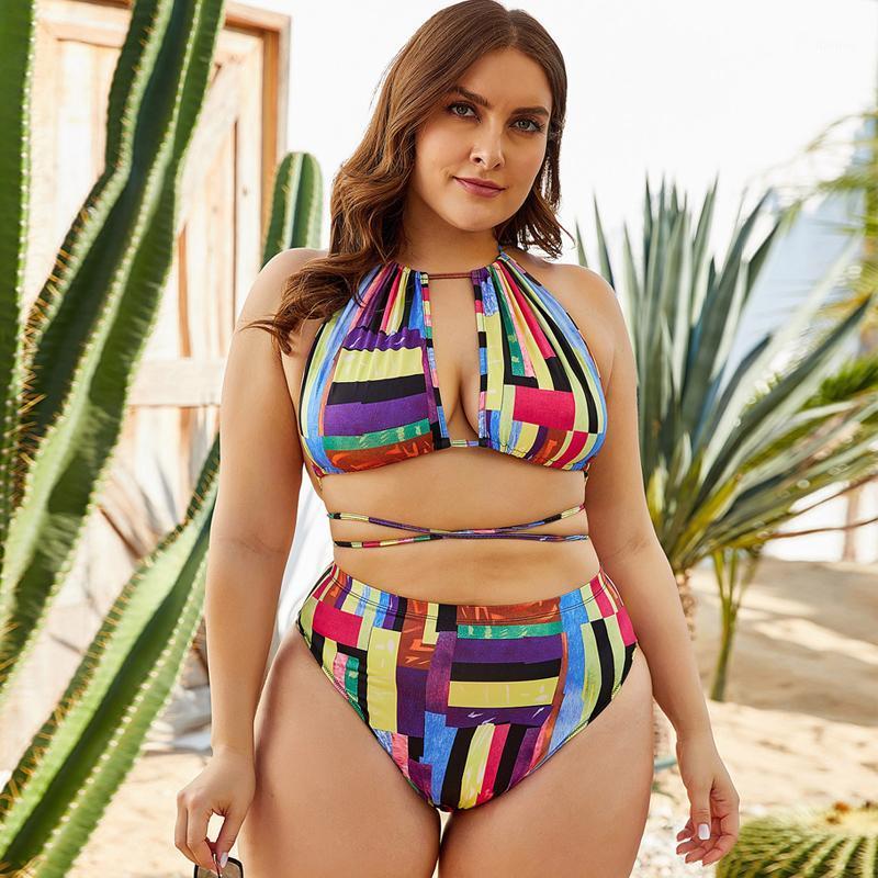 Plus Size Swimwear Bikini For Fat Women 2021 High Waist Swimsuit Obese Female Lace Up Bathing Suit Biquini Set Large 4XL 5XL Women, Printed
Plus Size Swimwear Bikini For Fat Women 2021 High Waist Swimsuit Obese Female Lace Up Bathing Suit Biquini Set Large 4XL 5XL Women, Printed
