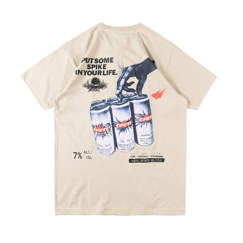 21ss Europe USA Tee Skateboard t shirt Men Women beer celebrations Puff print High Street Casual Tshirt sp02, Beige
21ss Europe USA Tee Skateboard t shirt Men Women beer celebrations Puff print High Street Casual Tshirt sp02, Beige