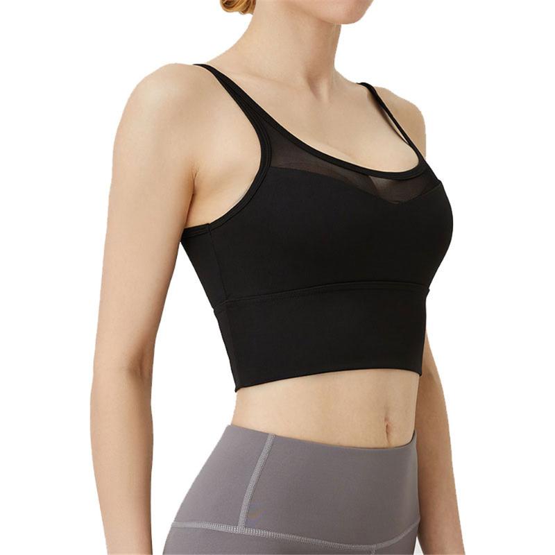 Gym Clothing Ly Spaghetti Strap Tank Camisole Top Crop For Sports Yoga Sleeping Mesh Bra BN99, Black
Gym Clothing Ly Spaghetti Strap Tank Camisole Top Crop For Sports Yoga Sleeping Mesh Bra BN99, Black