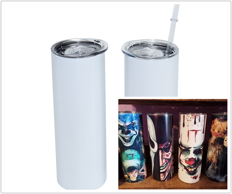 Stock in USA! Sublimation Blanks 20oz Straight Skinny Tumblers with Lid Straw Stainless Steel Double Wall Insulated Vacuum Heat Transfer Printing White Bottles DIY, White to sublimation
Stock in USA! Sublimation Blanks 20oz Straight Skinny Tumblers with Lid Straw Stainless Steel Double Wall Insulated Vacuum Heat Transfer Printing White Bottles DIY, White to sublimation