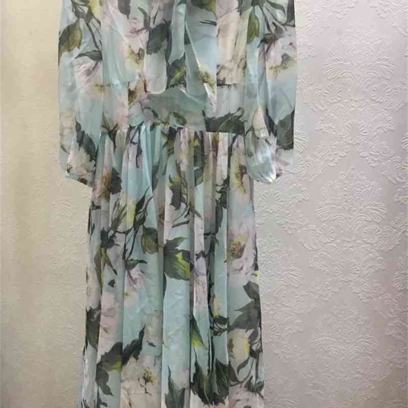 Truevoker Summer Runway Holiday Dres's Bow Collar Skyblue Flower Print Midi Festa Vestidos Cottagecor Robe 210602, Lavender
Truevoker Summer Runway Holiday Dres's Bow Collar Skyblue Flower Print Midi Festa Vestidos Cottagecor Robe 210602, Lavender