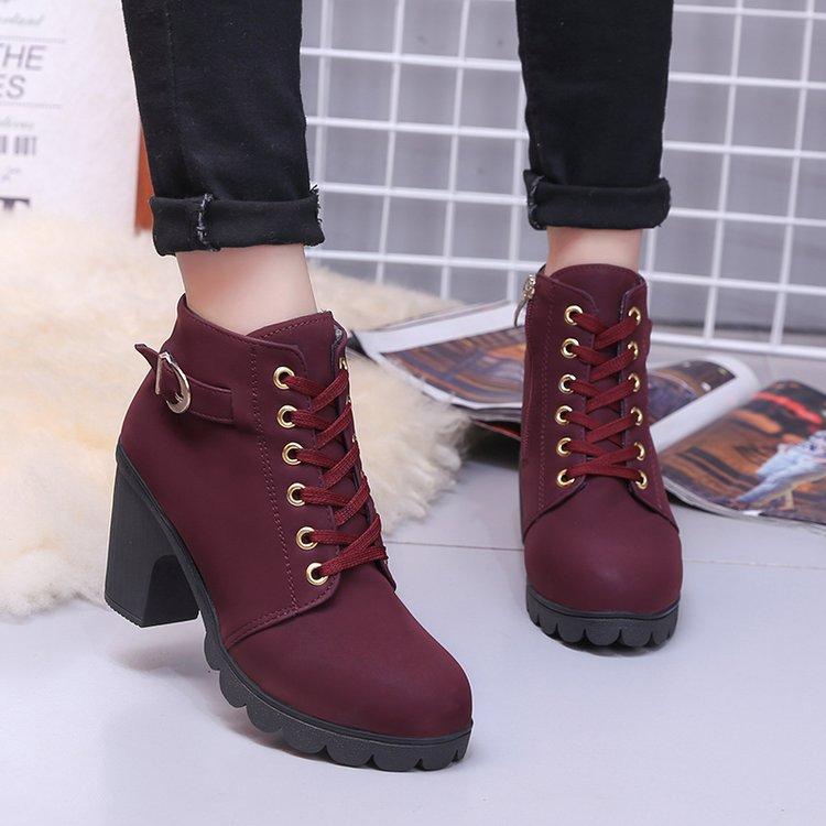 Dress Shoes Shoe Heels Black High Slipper Women Fashion Winter Womens Heel Lace Up Ankle Boots Ladies Buckle Platform
Dress Shoes Shoe Heels Black High Slipper Women Fashion Winter Womens Heel Lace Up Ankle Boots Ladies Buckle Platform
