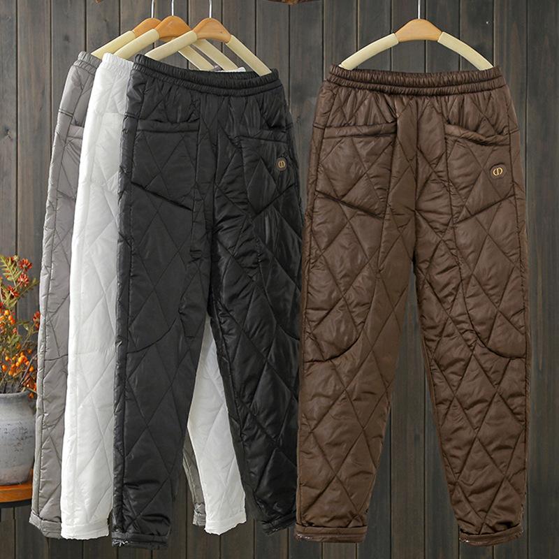 Women's Pants & Capris Long Straight Down Cotton Thickened Thermal Outerwear Harem Quilted Lightweight Warm Cold-Resistant Loose Plus Size, White
Women's Pants & Capris Long Straight Down Cotton Thickened Thermal Outerwear Harem Quilted Lightweight Warm Cold-Resistant Loose Plus Size, White