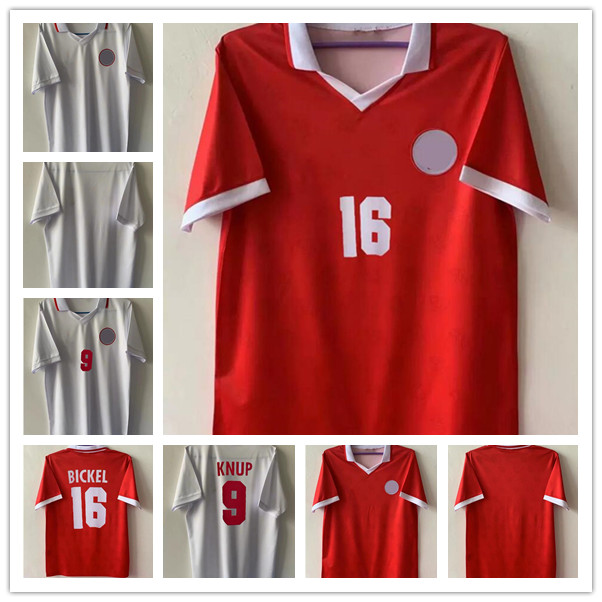 1994 1995 SWISS soccer jerseys Retro vintage 94 95 football shirt classic Switzerland home red away white BICKEL SFORZA GEIGER WICKY GRASSI
1994 1995 SWISS soccer jerseys Retro vintage 94 95 football shirt classic Switzerland home red away white BICKEL SFORZA GEIGER WICKY GRASSI