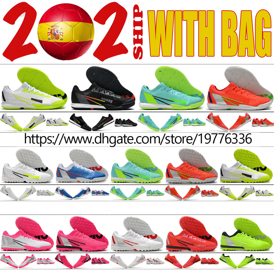 Mens Boots Mercurial Vapores 14 XIV Pro TF IC Soccer Shoes Low Indoor Turf Football Cleats High Quality Leather Footwear Trainers botas de futbol Size US6.5-12, Shoes original box
Mens Boots Mercurial Vapores 14 XIV Pro TF IC Soccer Shoes Low Indoor Turf Football Cleats High Quality Leather Footwear Trainers botas de futbol Size US6.5-12, Shoes original box