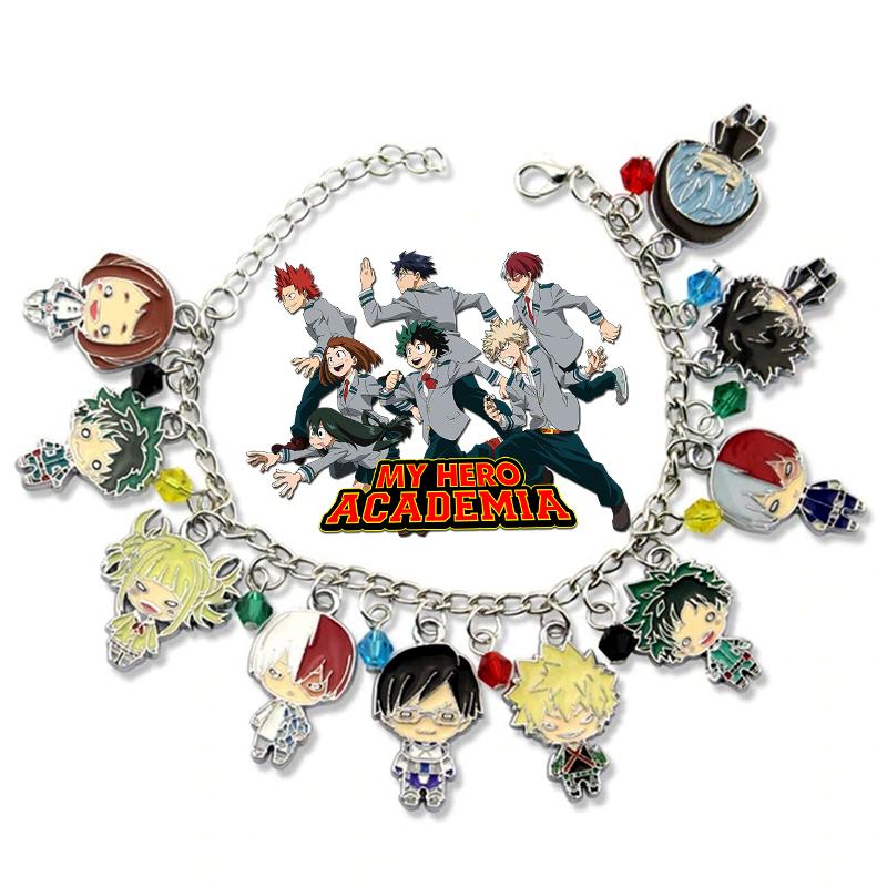 Charm Bracelets My Hero Academia Midoriya Izuku Deku All Might Boku No Charms Bracelet Bangles Chain Links Christmas Jewelry, Golden;silver
Charm Bracelets My Hero Academia Midoriya Izuku Deku All Might Boku No Charms Bracelet Bangles Chain Links Christmas Jewelry, Golden;silver