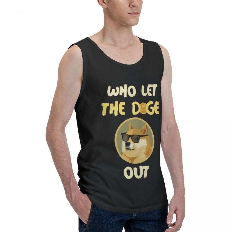 Men' Tank Tops Who Let The Doge Outdogecoin To Moon,dogecoin Crypto Top Shirt Coin Vest Novelty Premium Sleeveless Garment, White;black
Men' Tank Tops Who Let The Doge Outdogecoin To Moon,dogecoin Crypto Top Shirt Coin Vest Novelty Premium Sleeveless Garment, White;black