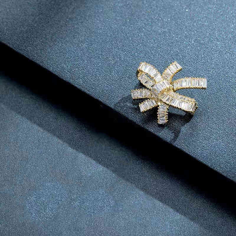 2021 Fashion Cute Minority Design Anti Light Pin Brooch Winter Accessories High-end Women