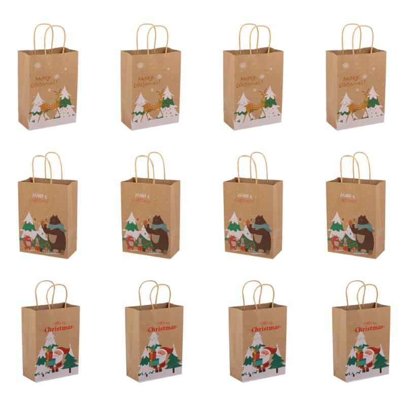 Christmas Decorations 24pcs Candy Bags Creative Kraft Paper Gift Bag Tote Pouch For Party Home
Christmas Decorations 24pcs Candy Bags Creative Kraft Paper Gift Bag Tote Pouch For Party Home